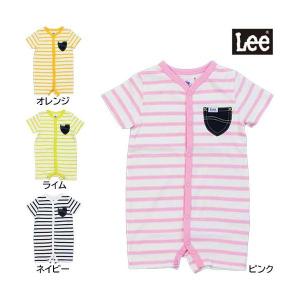 Lee/リー 20SSLee-C-24/ボーダーロンパース 70-80ｃｍ 9180504