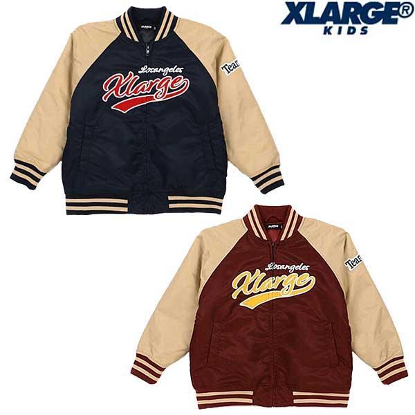 エクストララージ キッズ XLARGE KIDS ベースボールジャケット 120-140cm 202...