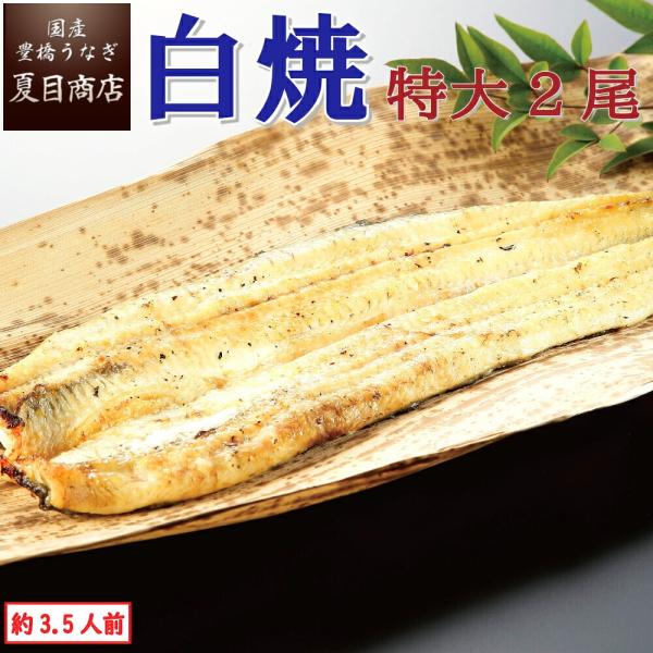 うなぎ  白焼き 国産 特大181-210g×2尾 （約3.5-4人前） ウナギ 鰻 送料無料 プレ...