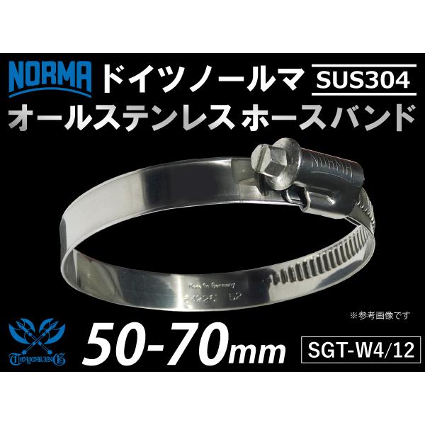 【1個】高強度 オールステンレス SUS304 ドイツ NORMA ノールマSGT-W4/12 50...