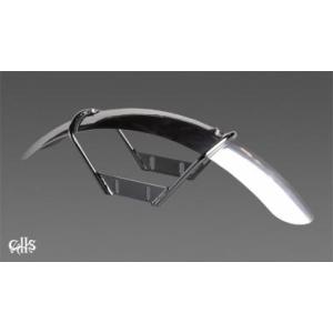 グッズ(GOODS) ラウンドボブフェンダーキット レッド SR400/500