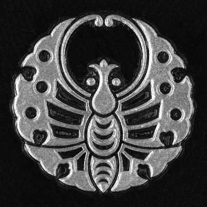 戦国武将 家紋 蒔絵シール 「池田輝政 備前蝶」 金 : TOYO LABO - 通販