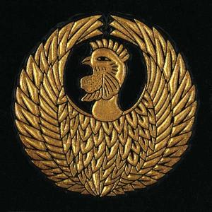 家紋 蒔絵シール 家紋ステッカー 「 武田菱 」 金 30mm 武田信玄