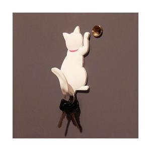 ネコポス 送料無料 マグネットフック かわいい ネコ グッズ ミケ
