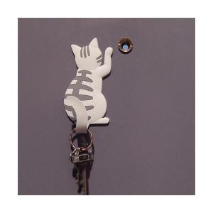 ネコポス 送料無料 マグネットフック かわいい ネコ グッズ ミケ