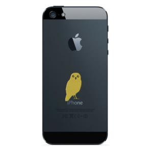 ふくろう 蒔絵シール LOVEBIRD フクロウ 金の詳細画像2