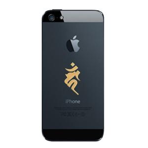 梵字ステッカー 蒔絵シール 「不動明王/カーン...の詳細画像2
