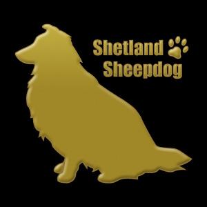 犬 蒔絵シール LOVE DOG シェルティー(...の商品画像