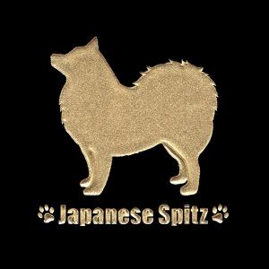 犬 蒔絵シール LOVE DOG 日本スピッツ 銀 : TOYO LABO - 通販 - Yahoo