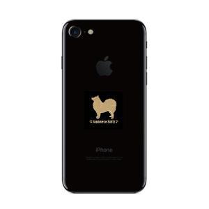 犬 蒔絵シール LOVE DOG 日本スピッツ金の詳細画像2