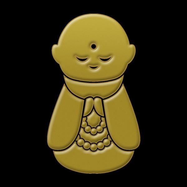 蒔絵シール「お地蔵様 金」スマホ ステッカー 携帯 シール お地蔵さん 地蔵 地蔵菩薩