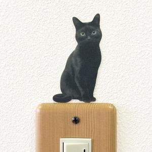 カラー ウォールステッカー 「CAT LI FE キャットライフ」黒猫｜toyolabo