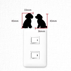 犬 ウォールステッカー 「DOG LI FE+...の詳細画像1