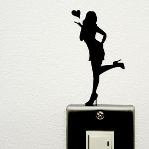 ウォールステッカー 「Sexy girl セク...の詳細画像1