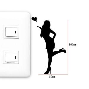 ウォールステッカー 「Sexy girl セク...の詳細画像2