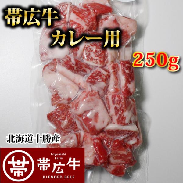 帯広牛カレー用250g　トヨニシファーム　冷凍 国産牛　国内産　北海道帯広産　贈り物　