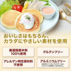 公式ストア【金芽米の米粉】パンケーキミックス ...の詳細画像2