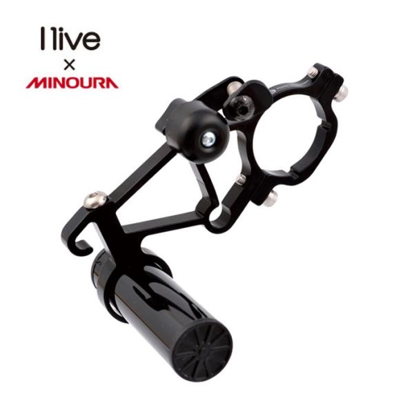 アクセサリーマウント ハンドルバー取付 I live アイリブマルチホルダー(ベル付き)　ブラック　...