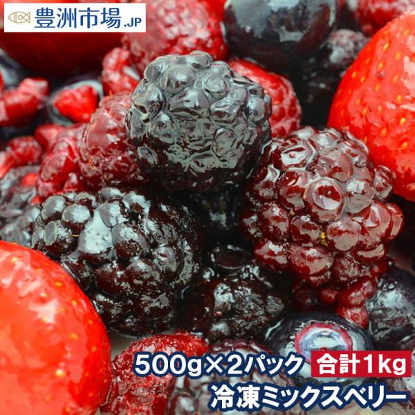 ミックスベリー 冷凍ミックスベリー 1kg 500g×2パック 冷凍フルーツ ヨナナス