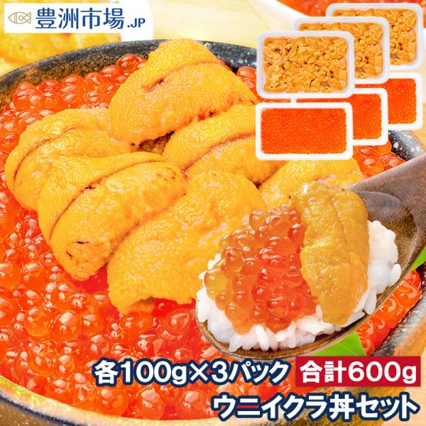 ウニイクラ丼セット うに 300g いくら 300g 生ウニ 生うに 冷凍 無添加 天然(ウニ うに...