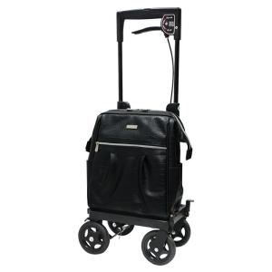 【極美品】島製作所 メロディ スムーズKBR クロコダイル BK ショッピングカート メロディ スムーズKBR クロコダイルBK 島