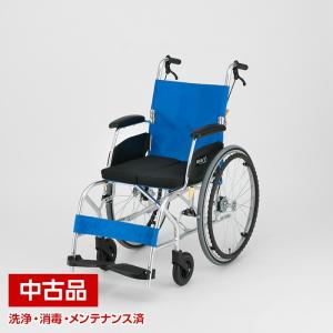 中古】日進医療器 NA-U1 自走 車椅子 車いす 38cm幅 ノンパンクタイヤ