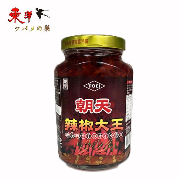 Toei台湾朝天辣椒大王380g【12点】唐辛子具入りラー油 調味料 380gx12点