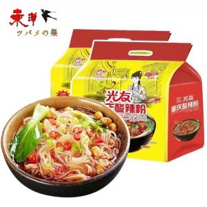 光友重慶酸辣粉4食入【6点】酸辣味 中華物産 春雨スープ即席春雨 正宗辛口 インスタントラーメン 方便粉絲 4食入x6点