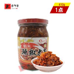 友盛蝦米辣椒大王 エビ入り激辛口唐辛子味噌 エビラー油 中華料理人気商品 台湾産 中華食材調味料 410g