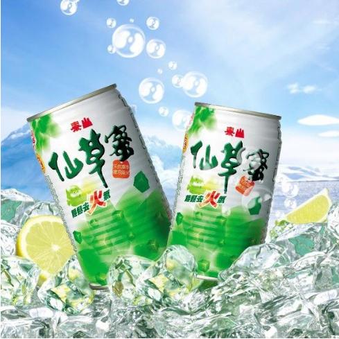 泰山仙草蜜 センソウミツドリンク 天然草本 仙草蜜飲料 夏定番 330gX24缶