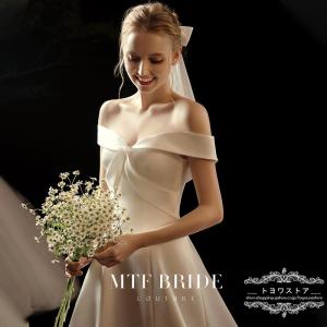 ウエディングドレス 白 aラインドレス ウェディングドレス