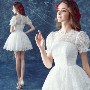 ミニドレス 安い ウエディングミニドレス 結婚式