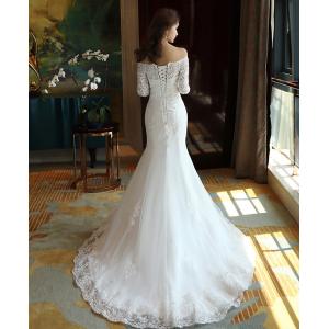 ウェディングドレス  マーメイドライン ウエディングドレス