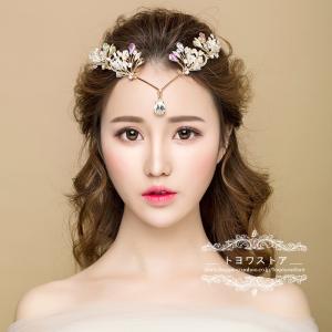 ウエディング ティアラ 額飾り 安い ブライダル 髪飾り