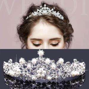 ウェディング ティアラ クラウン 安い ヘッドドレス