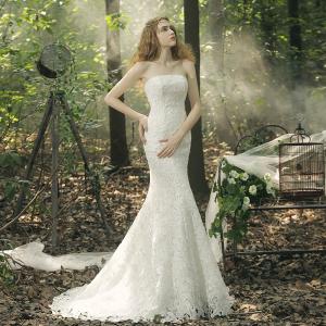 ウェディングドレス マーメイドライン マーメイドドレス