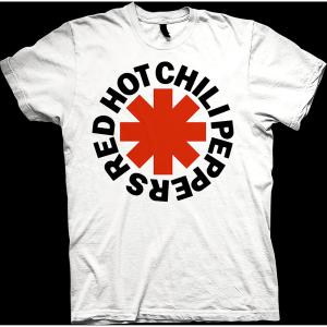 レッド・ホット・チリ・ペッパーズ RED HOT CHILI PEPPERS ロゴ オフィシャル/正規品 Tシャツ（Mサイズ）｜toypara