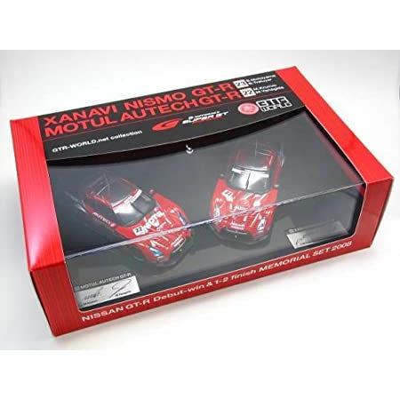 【エブロ/GTR-WORLD.net】1/43 NISSAN GT-R デビューウィン＆1-2フィニ...