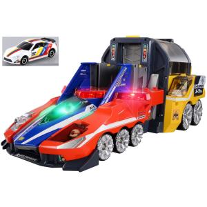 トミカ 【関東 中部 送料無料】全長約300mmのビッグサイズ！トミカ10台