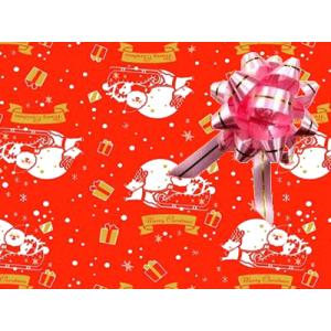 クリスマス包装紙 女の子用リボン ラッピング