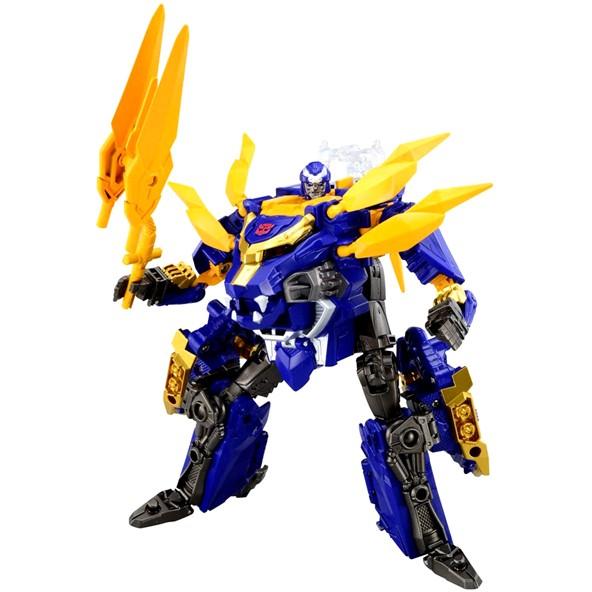 【関東 中部 送料無料】武器、兜付！ロボットからライオンへ変形！参乗合体 トランスフォーマーGo! ...