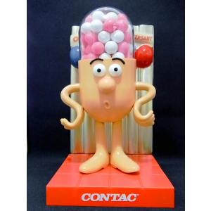 送料無料】Mr.CONTAC コンタックくん 東京くん 目覚まし時計 黄緑台座