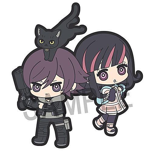 ラバーマスコット バディコレ アクダマドライブ [1.運び屋＆一般人＆黒猫]【ネコポス配送対応】【C...