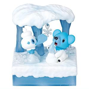 ポケットモンスター あつめて ひろがる！ポケモンワールド3 凍てつく雪原 [4.バニプッチ＆クマシュン]【 ネコポス不可 】(RM)｜toysanta