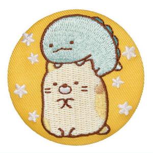 すみっコぐらし 刺繍缶バッジビスケット [12.ねこととかげ]【ネコポス配送対応】【C】｜toysanta