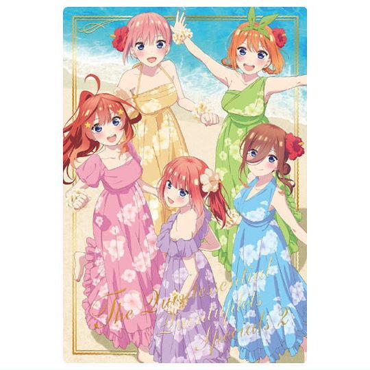 五等分の花嫁＊ウエハース [17.ビジュアルカード(金色箔押し)]【ネコポス配送対応】【C】