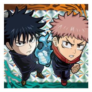 にふぉるめーしょん 呪術廻戦シールウエハースvol.3 [14.虎杖悠仁・伏黒恵 (スーパーレア)]...