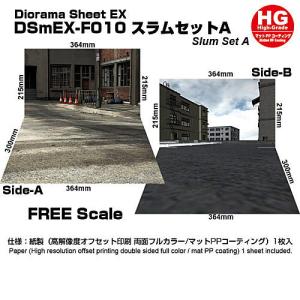 箱庭技研 ジオラマシートEX-HG F010 スラムセットA [DSmEX-F010HG]