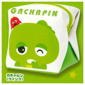 ガチャピン・ムック キューブポーチ [3.ガチャピン(ウィンク)]