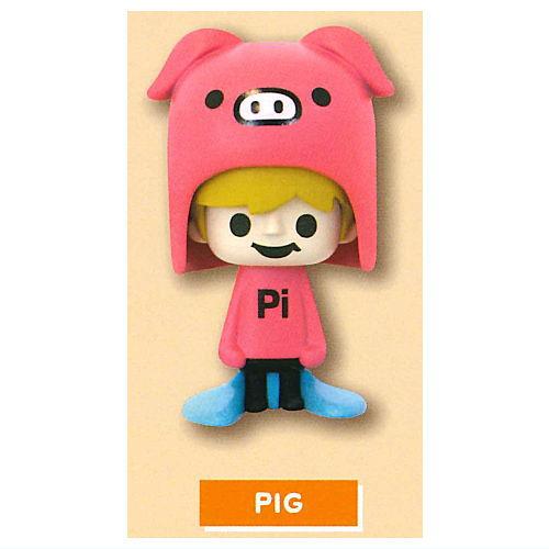 Play Animals マスコットフィギュア [3.PIG]【ネコポス配送対応】【C】